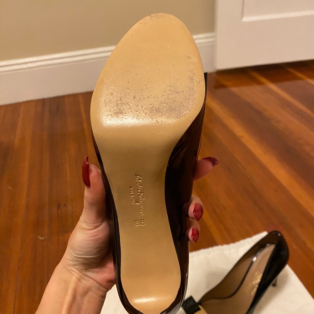 Salvatore Ferragamo Patent Leather Pumps - Picture 6 of 11